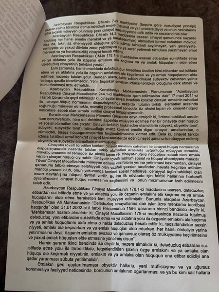 Azərbaycanda qadın vətəndaşın 5100 manat pulunu mənimsəyib - İDDİA