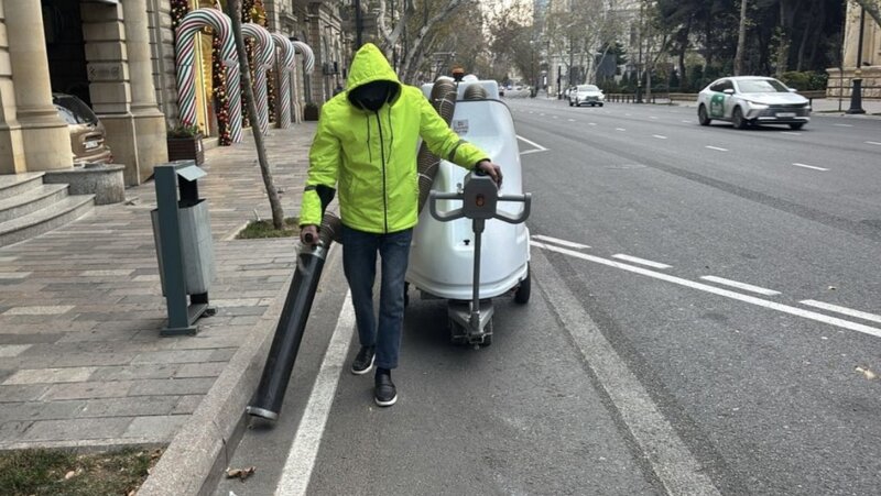 Bakı Yeni ilin səhərini təmiz və səliqəli qarşıladı!