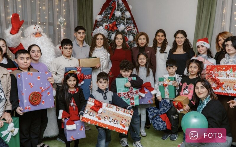 "Tut Əlimdən" Uşaqlar üçün Sosial Reabilitasiya Mərkəzində bayram şənliyi təşkil olunub