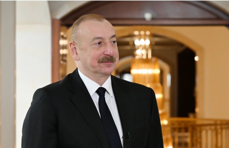 Prezident "Cavanşir" körpüsünün yerində inşa olunmuş yeni avtomobil yolunun açılışında iştirak edib