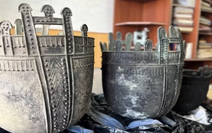 Hun dövrünə aid əşyalar TAPILDI