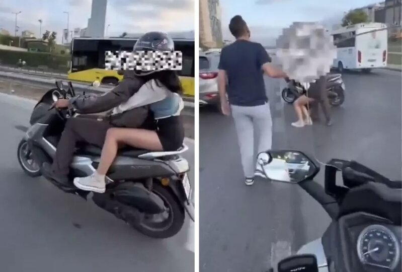 Xəbərdarlığa məhəl qoymadılar, dəqiqələr sonra qəzaya düşdülər - VİDEO