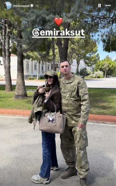 Sibel Canin oğlu hərbi xidmətə başladı - FOTO