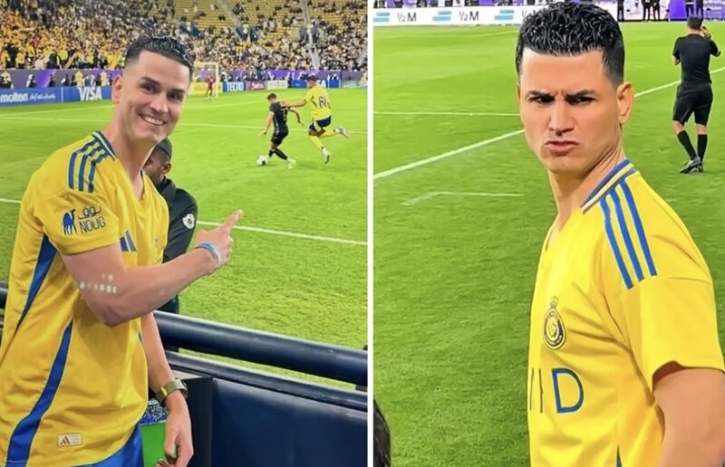 Ronaldoya oxşayan gənc artıq ona bənzəmir!