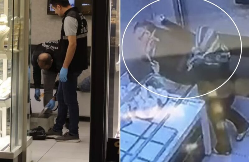 Yaşlı qadın qızıl mağazasını soymağa cəhd edib