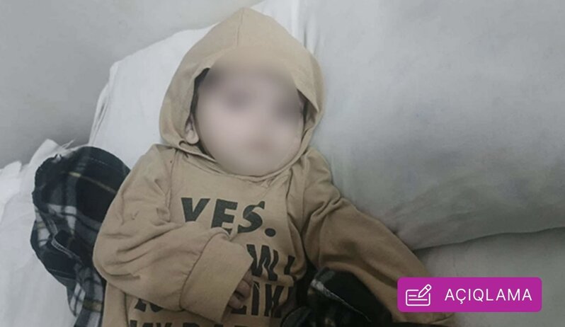 Tovuzda günlərlə evdə ac qalan uşaq Bakıya gətirilib