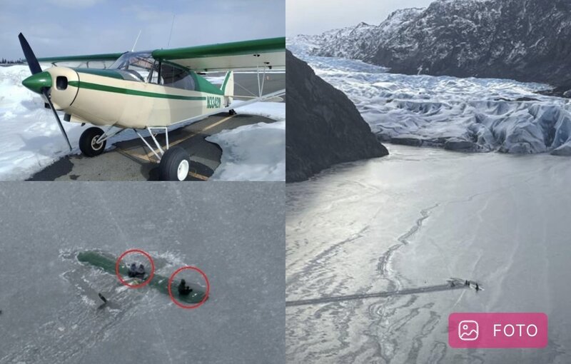 Alyaskada gölə düşən təyyarədən möcüzəli xilas: Qanadda 12 saat həyat mübarizəsi