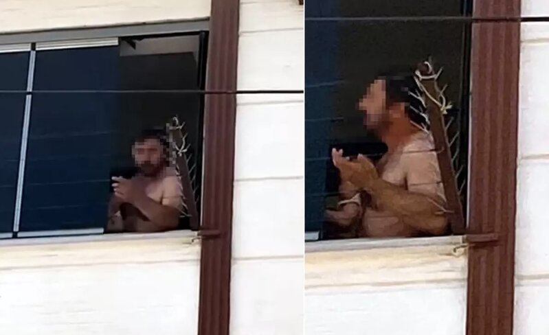 4 aylıq körpəsini pəncərədən atmaq istədi – Anbaan dəhşət yaşandı