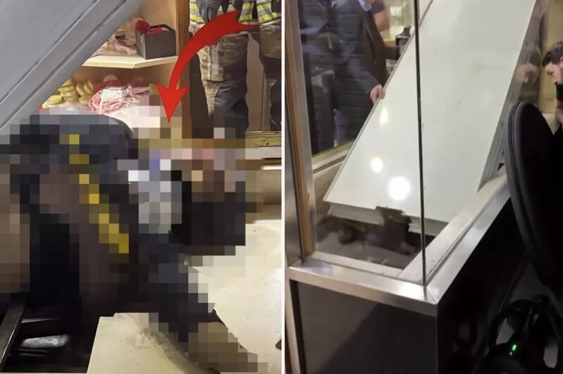 Vitrin liftinin altında qalan işçi həyatını itirib