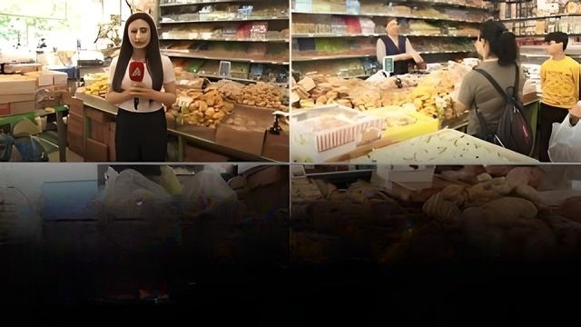 Marketlərin açıq məhsulları : Üzərində milçəklər, ətrafında isə PİŞİKLƏR GƏZİR - VİDEO