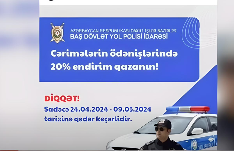 "Cərimən varsa, 20 faiz endirimlə ödə" - Dələduzlar yeni yola əl atdılar - VİDEO
