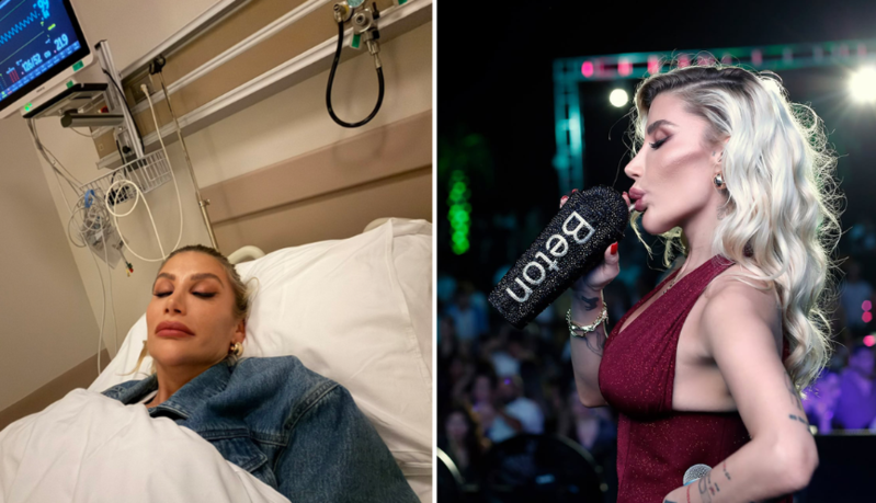 İrem Derici: "Bu dolğu deyil" - çənəsindəki şişliyin səbəbini açıqladı