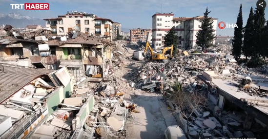 Türkiyənin zəlzələ bölgəsi dronla görüntüləndi-VİDEO