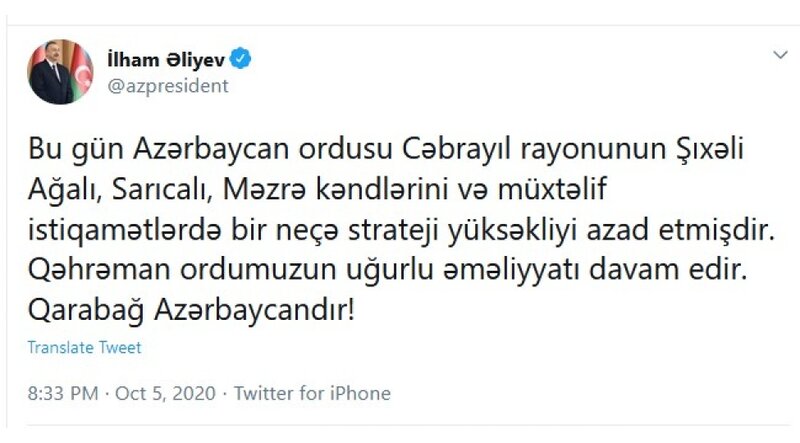 Həmin tvit... - Foto