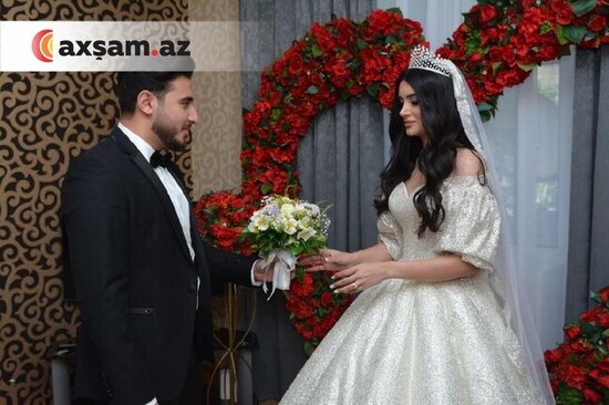 Xalq artistinin oğlu və gəlini - FOTOLAR