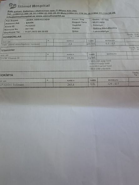 11 yaşlı Əsmanın müalicəsi üçün 300 manata ehtiyacı var - FOTO