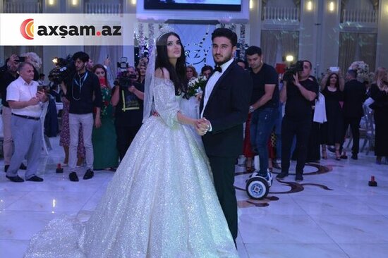 Xalq artistinin oğlu və gəlini - FOTOLAR