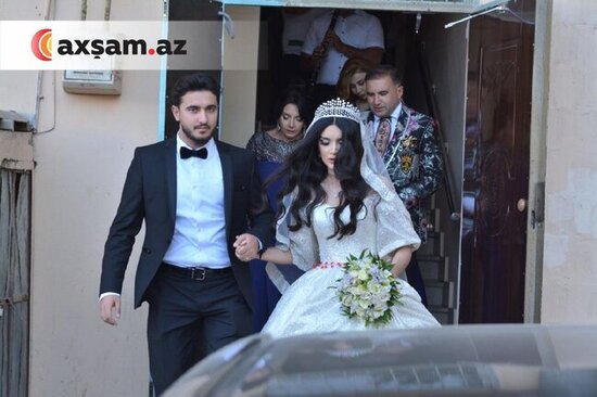 Xalq artistinin oğlu və gəlini - FOTOLAR