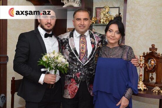 Xalq artistinin oğlu və gəlini - FOTOLAR