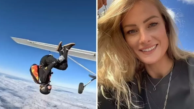 Sevgilisindən ayrılan qadın paraşütçü görün necə intihar etdi