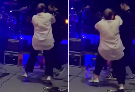 Müğənni Kalbendən səhnədə qəribə davranış: Bəzi fanatlar baş verənləri anlamaqda çətinlik çəkdi - VİDEO