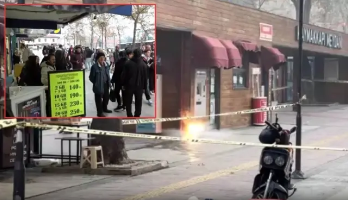 Küçədə şübhəli çanta təşviş yaratdı: polis tərəfindən zərərsizləşdirildi - VİDEO