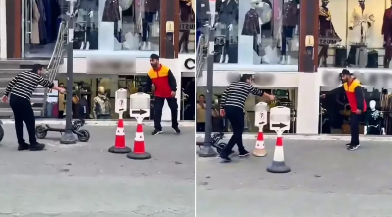 Kuryer küçənin ortasında silahla vuruldu