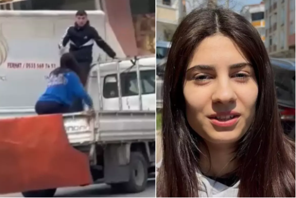 Kassir qız mağazadan oğurluq edən oğlanlara görün nə etdi - VİDEO