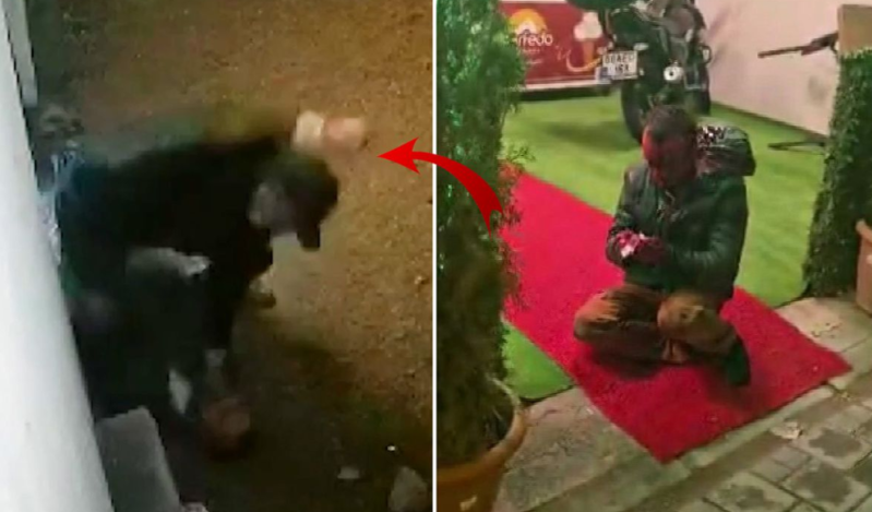 Keçmiş həyat yoldaşının yeni sevgilisini ölümcül döydü - VİDEO