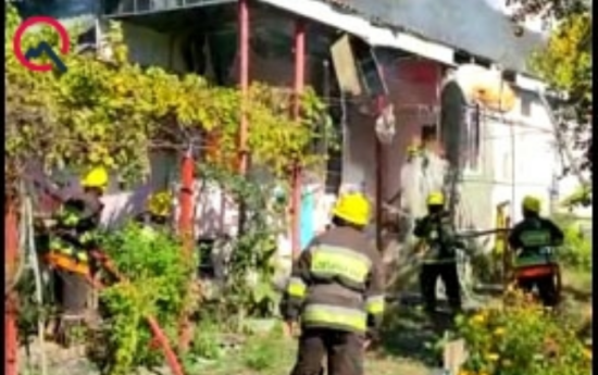 Şəhid atasının evi yanıb kül oldu - VİDEO