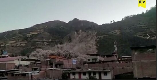 150 ev torpaq altında qaldı-VİDEO