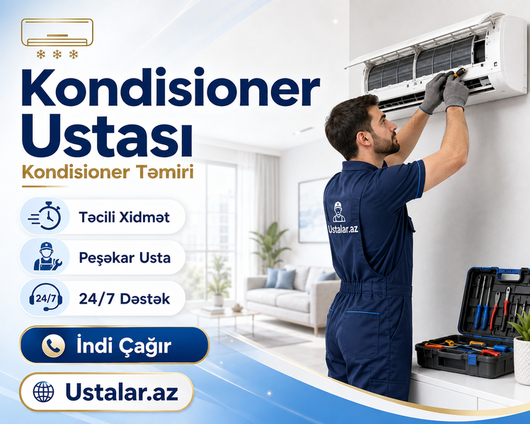 Kondisioner ustası təmir zamanı hansı hissələri dəyişdirə bilər?