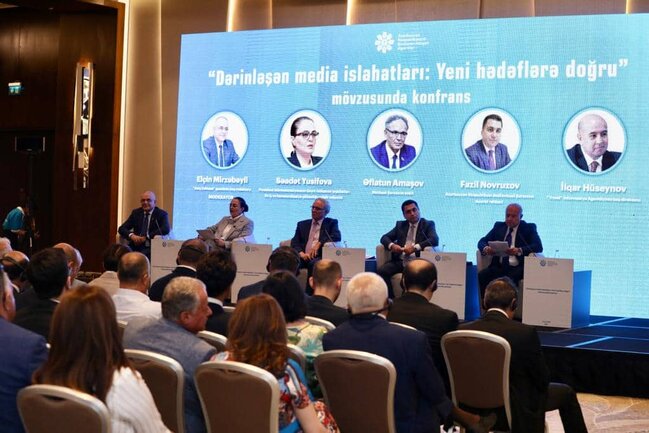 MEDİA-nın təşkilatçılığı ilə "Dərinləşən media islahatları: Yeni hədəflərə doğru" mövzusunda konfrans keçirilib