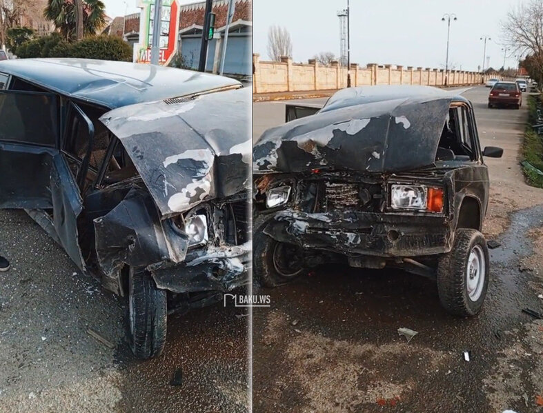 Lənkəranda qəza olub - Xəsarət alan var -VİDEO