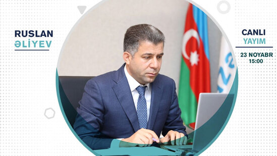 Ruslan Əliyev canlı yayımda sualları cavablandıracaq