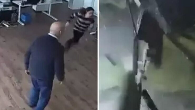 Fırtına tavanı uçurdu: İki nəfər son anda xilas oldu - VİDEO