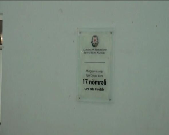 Mingəçevirdə orta məktəb binasında yanğın oldu - FOTO