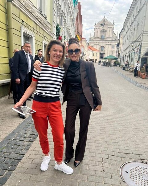 Mehriban Əliyeva Litvadan paylaşım etdi - FOTOLAR