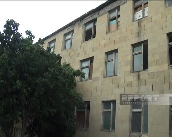 Mingəçevirdə orta məktəb binasında yanğın oldu - FOTO