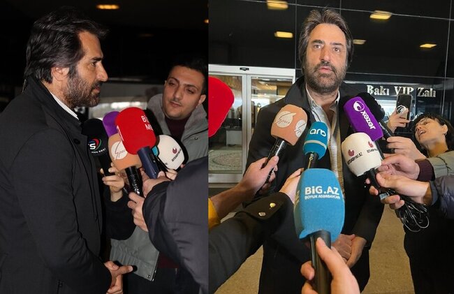 Mahsun Kırmızıgül Bakıda sualları cavablandırdı - FOTO-VİDEO