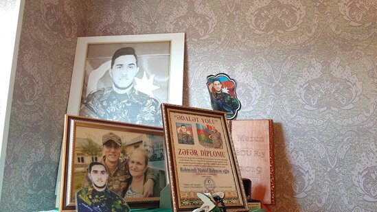 Şəhidin anası vəfat etdi - Foto