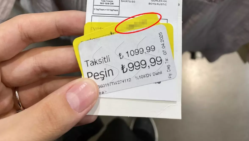 Məşhur geyim mağazasında endirim adı ilə görün hansı yoldan istifadə edildi - FOTO