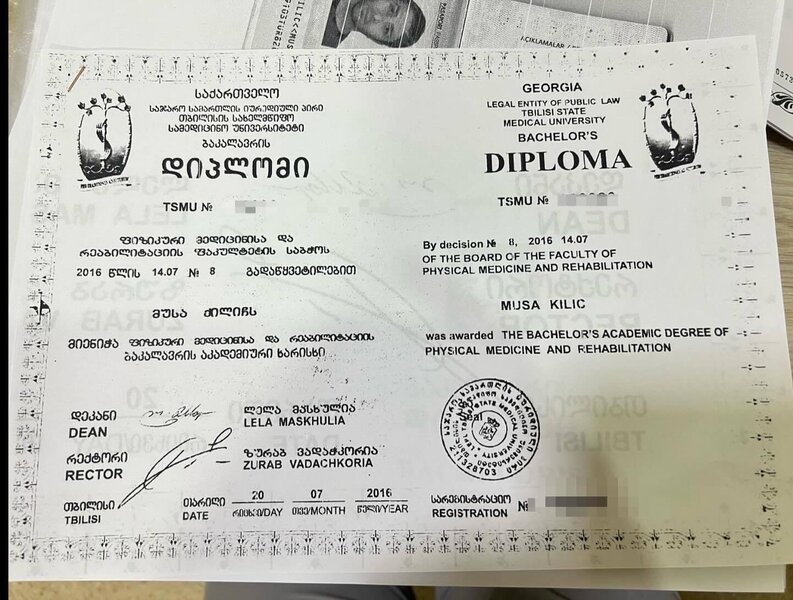 "MedEra" Hospitalın həkimi Musa Kılıçın diplomu saxtadır?! -"...konkret sübutlar var"