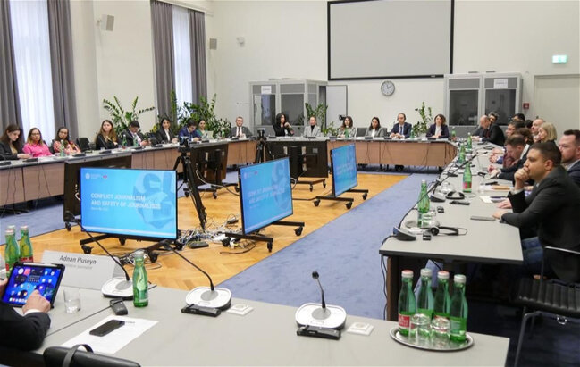 "Münaqişə jurnalistikası və jurnalistlərin təhlükəsizliyi" mövzusunda tədbir keçirilib