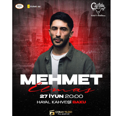 Bakıda Mehmet Elmasın konserti keçiriləcək