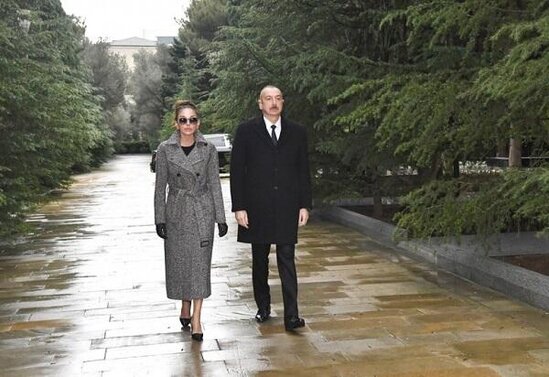 İlham Əliyev və xanımı Füzuliyə getdi