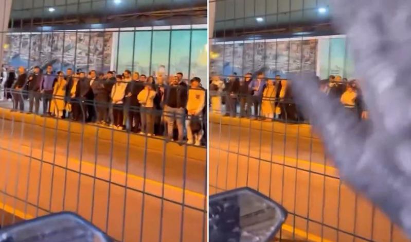 Metro dayanacağında maraqlı anlar: "Bəs deyirdiz maşını olmayan kişi ilə evlənmərik" - VİDEO