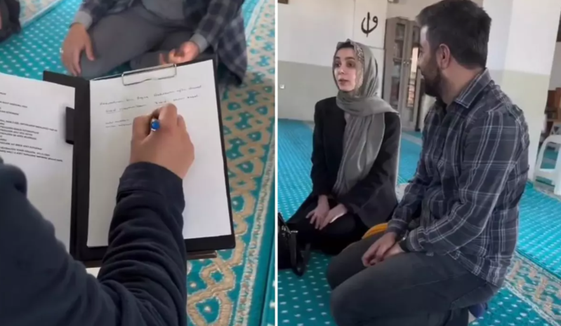 Dini nikah zamanı bəydən 500 qram qızıl istəyən gəlinin sözləri gündəm oldu