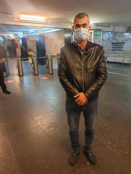 Metroda koronavirus xəstəsi saxlanıldı - FOTO