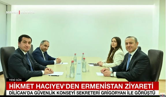 "Haber Global: Hikmət Hacıyevin Dilican səfərində sülh gündəliyində duran vacib məsələlər müzakirə edildi